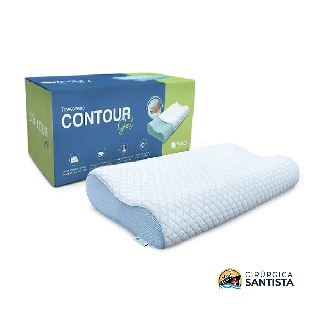 Travesseiro Contour Gel Viscoelástico - Theva
