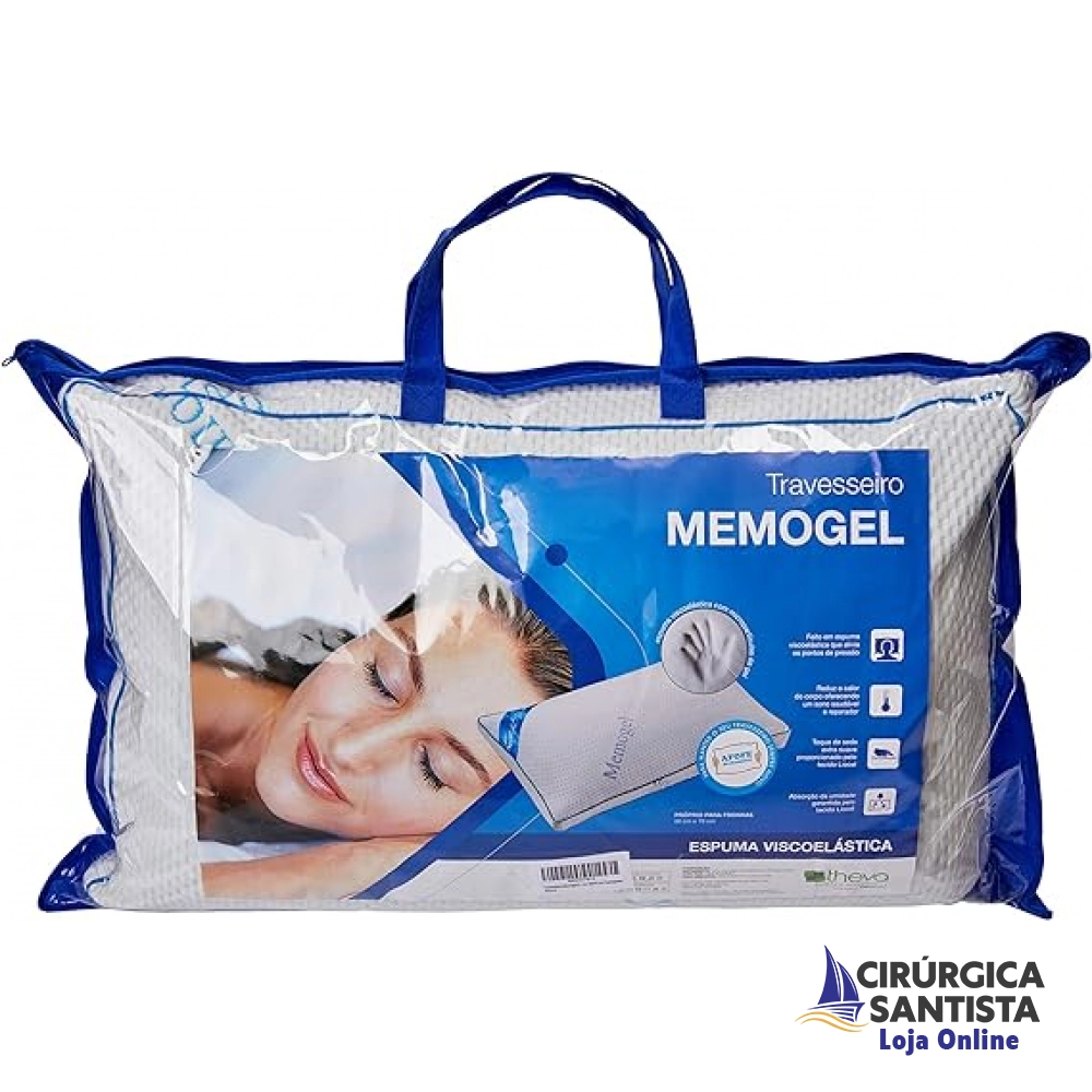 Travesseiro Memogel Pillow Viscoelástico 50x70 cm - Copespuma