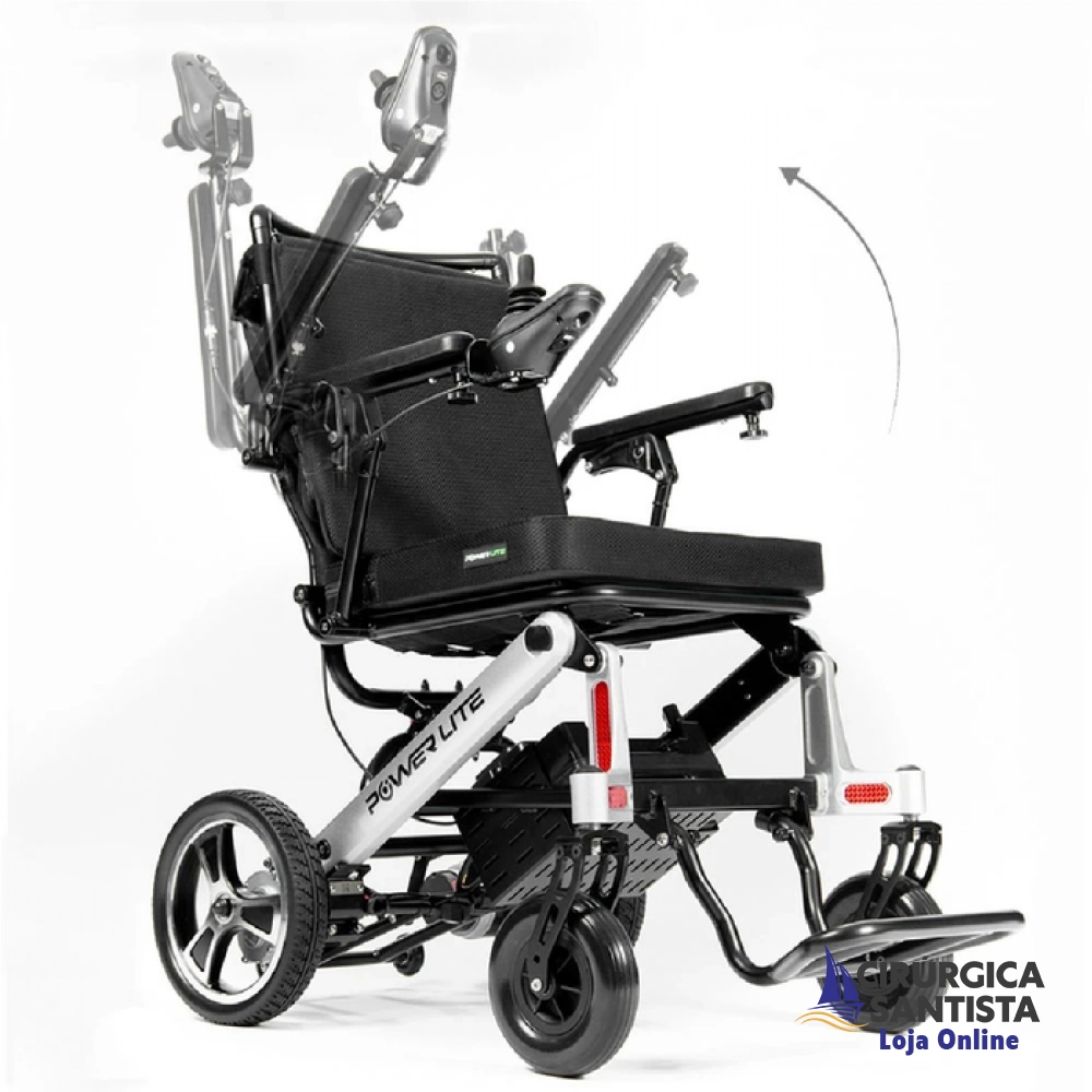 Cadeira de Rodas Motorizada Compacta Dobrável POP Power Lite - 110kg