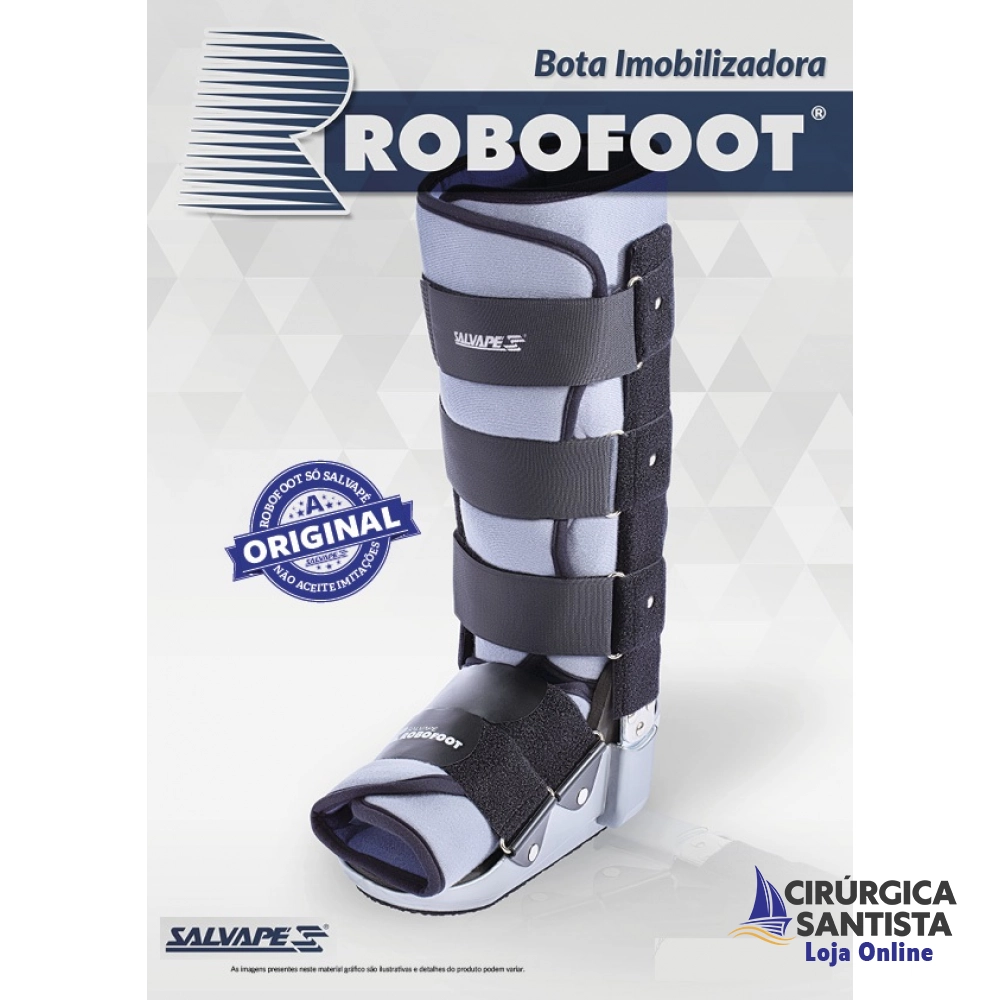 Bota Imobilizadora Robofoot Salvapé Longa - Tamanho P