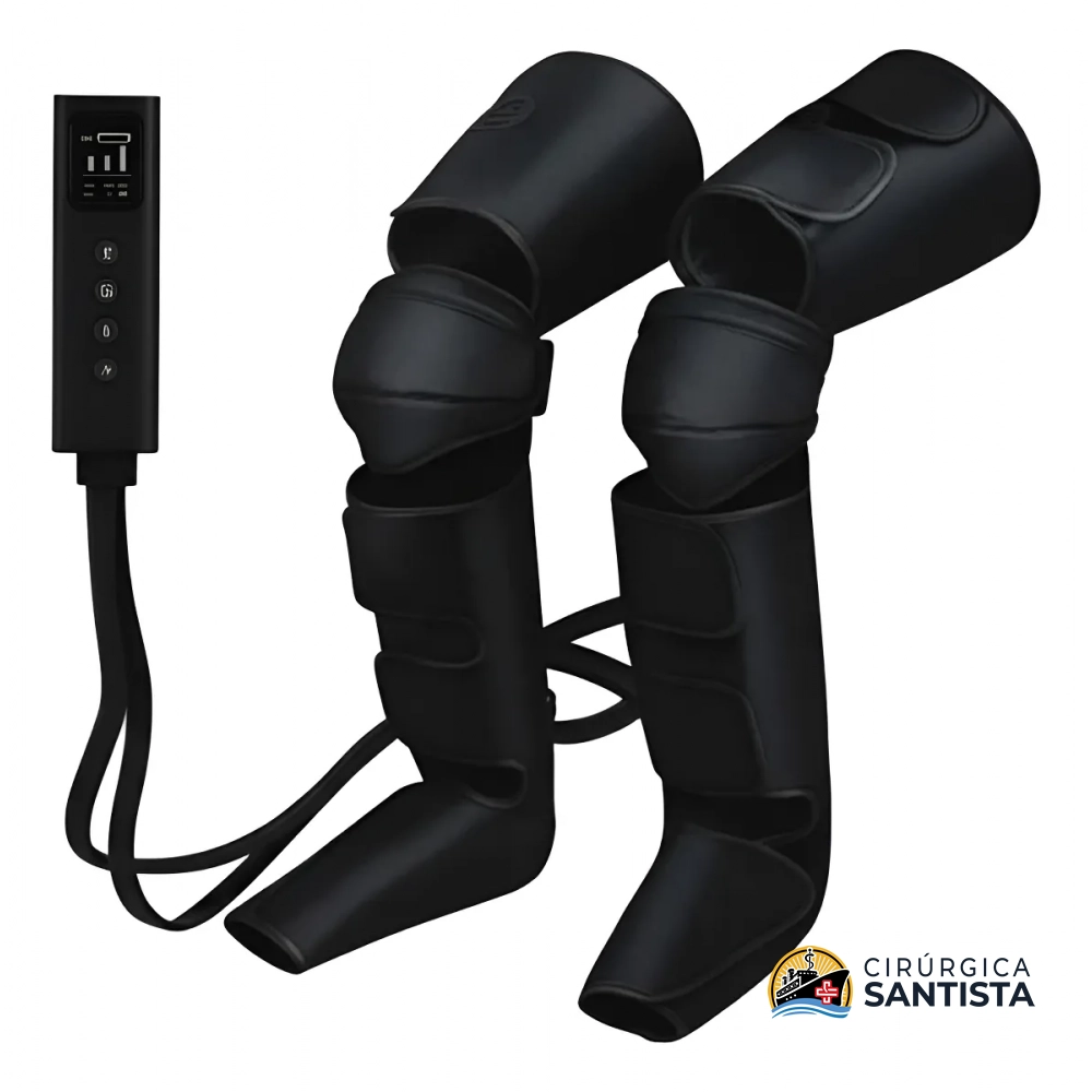 Bota Pneumática Compressão Massageadora Airpernas - Supermedy